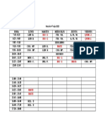 Horario 4º Rojo 2023