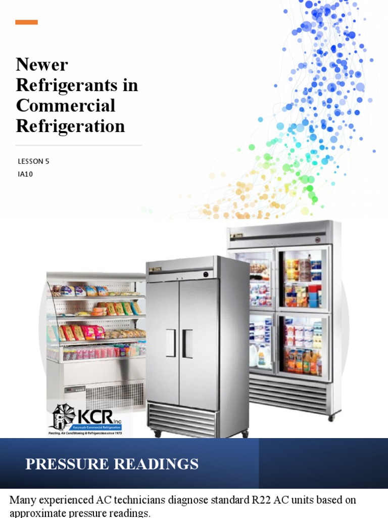 Lesson 5 Newer Refrigerants in Commercial Refrigeration PDF