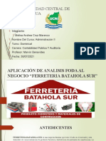 ANÁLISIS FODA DE UNA FERRETERÍA