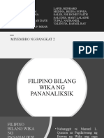 Pangkat 2 Filipino