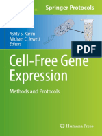 Cell Free Gene Expression Methods and Protocols Humana, 2022