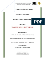 Práctica en Equipo Administración de Proyectos