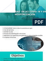 Bioseguridad en UCI COVID-19 y en Hospitalización