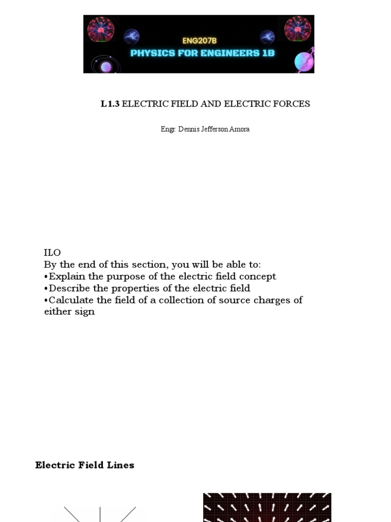 1 3 Electric Field Lines Pdf