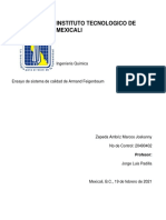 Ensayo de Sistemas de Calidad de Feigenbaum