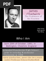 James Chadwick: Theexistenceof Theneutron