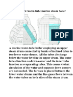 Yarrow Water Tube Steam Boiler