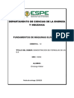 Fundamentos de máquinas eléctricas - Demostración de fórmulas de un G.S