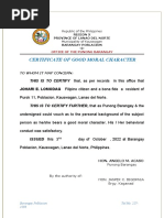 Certificate of Oneness Samples | PDF