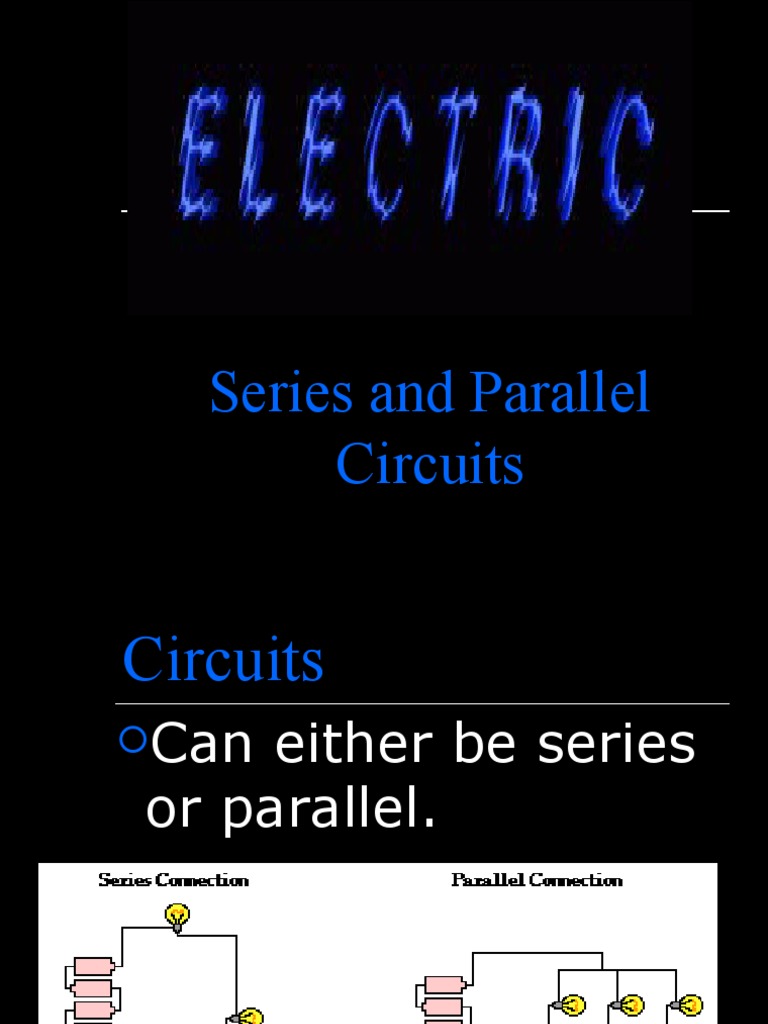 Series And Parallel Circuits ... Circuit Diagram
