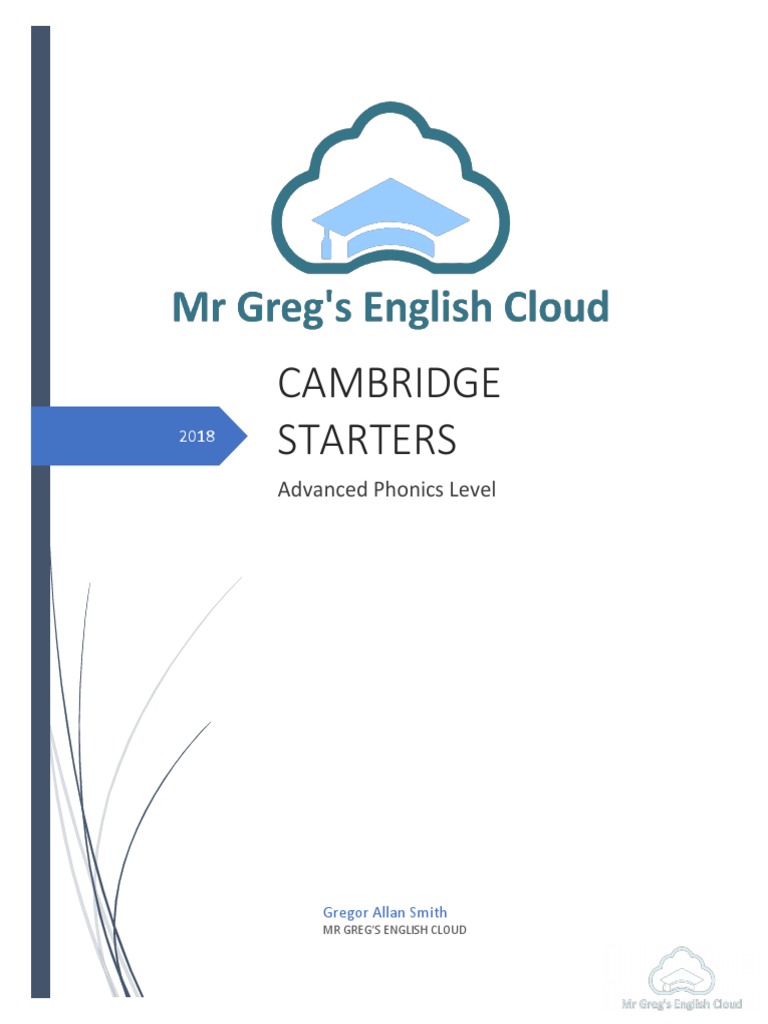 Cambridge-Starters Mr. Greg English | PDF | Vocabulary | Meal