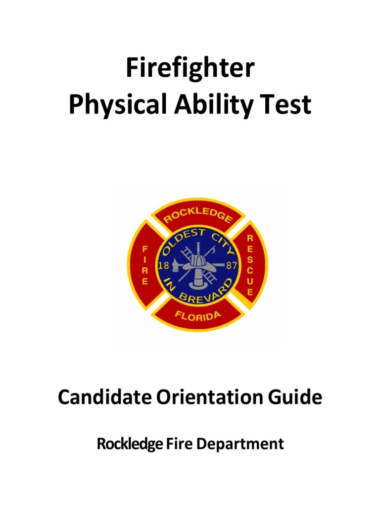 Preparing for the Rockledge Fire Department Physical Ability Test PDF