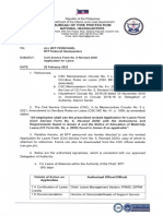 MEMORANDUM-Civil Service Form No. 6 Revised 2020 APPLICATION FOR LEAVE