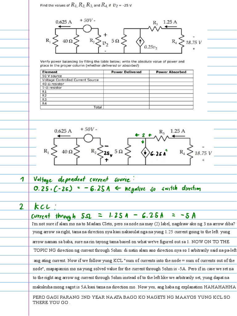 Circuit Analysis Circuit Diagram