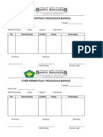 Form Permintaan Pengadaan Barang