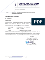 Surat Undangan Peserta Diklat Nasional 32JP - Sukseskan Kurikulum Merdeka Melalui Penerapan Pembelajaran Berdiferensiasi