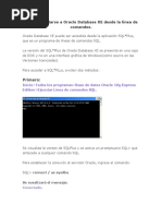 Guía de Instalación Oracle XE y SQL Developer | PDF | SQL | Oracle ...