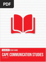 Quelpr CAPE Communication Studies Essay Guide