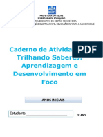 CADERNO No 7 3o ANO Setembro 2021