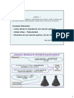 Clase Cap 2.2 Cinetica Q - Factores - Molecularidad