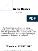Camera Basics - Aperture