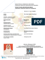 (The Indonesian Health Profession Board) : Registration Certification of Midwife