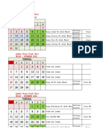 Jadwal Dinas Tabrakan