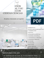 Tema 2 La Gestión Empresarial y Su Relación Con Ciertas Ciencias