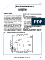 Al-V Phase Diagram