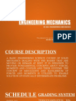 EE 202. Engineering Mechanics. 00. Course Outline