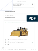 Examen Final de Tractor Oruga