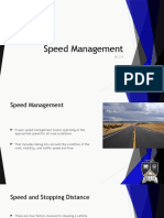 Speed Management