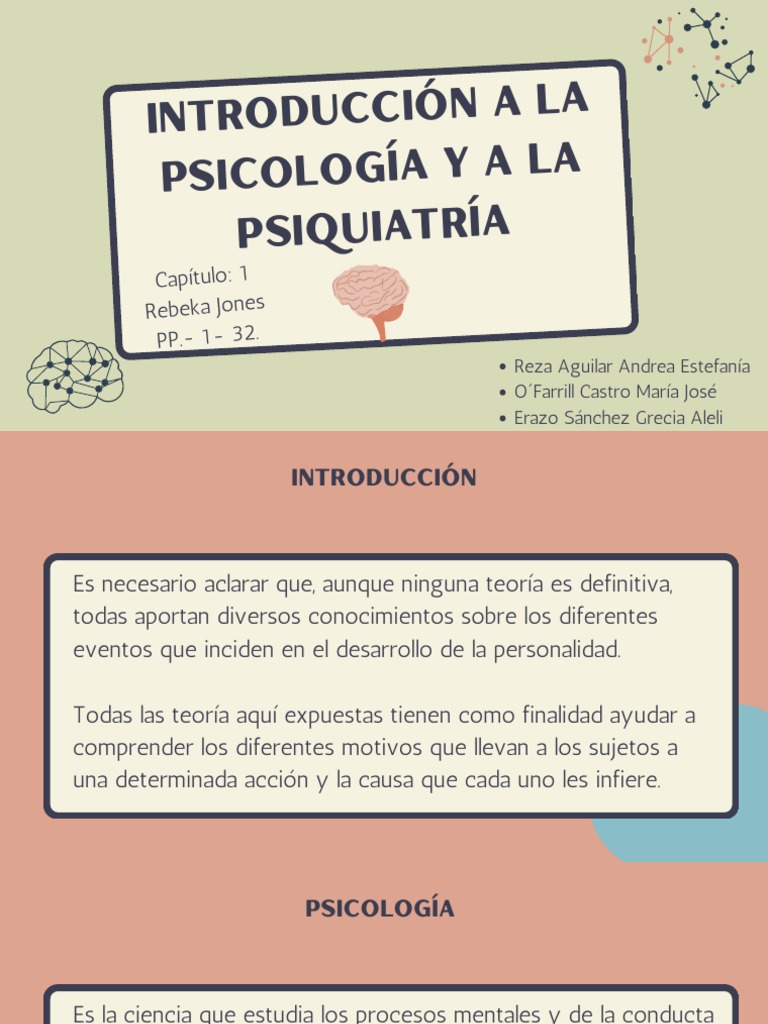 Introducción A La Psicología y A La Psiquiatría | PDF | Psicoanálisis ...