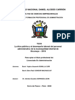 Universidad Nacional Daniel Alcides Carrión: Facultad de Ciencias Empresariales