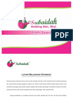 Subaidah Company - Profile