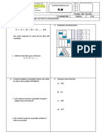 Examen bimestral de matemáticas para 2do grado