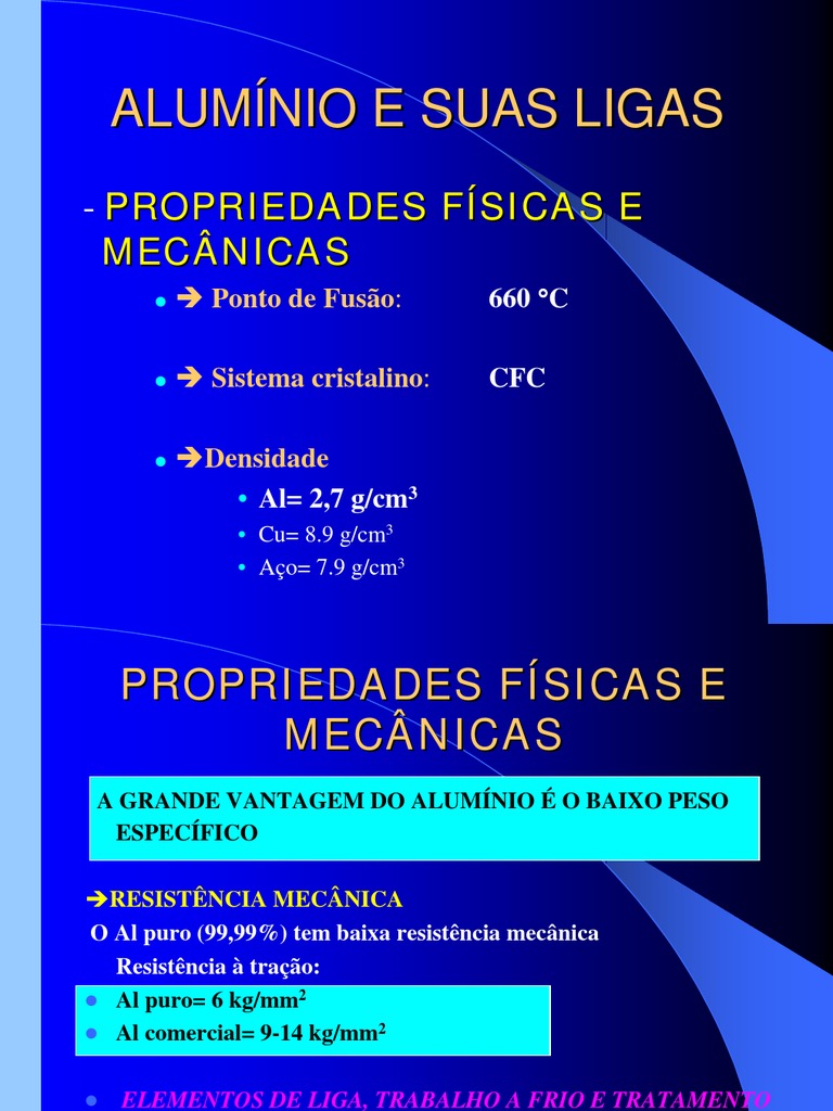 Propriedades do Alumínio e Ligas | PDF | Liga | Corrosão