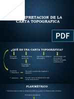 Interpretacion de La Carta Topografica