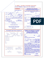 Different Types of Formats / Specimen of Prescribed Certificates