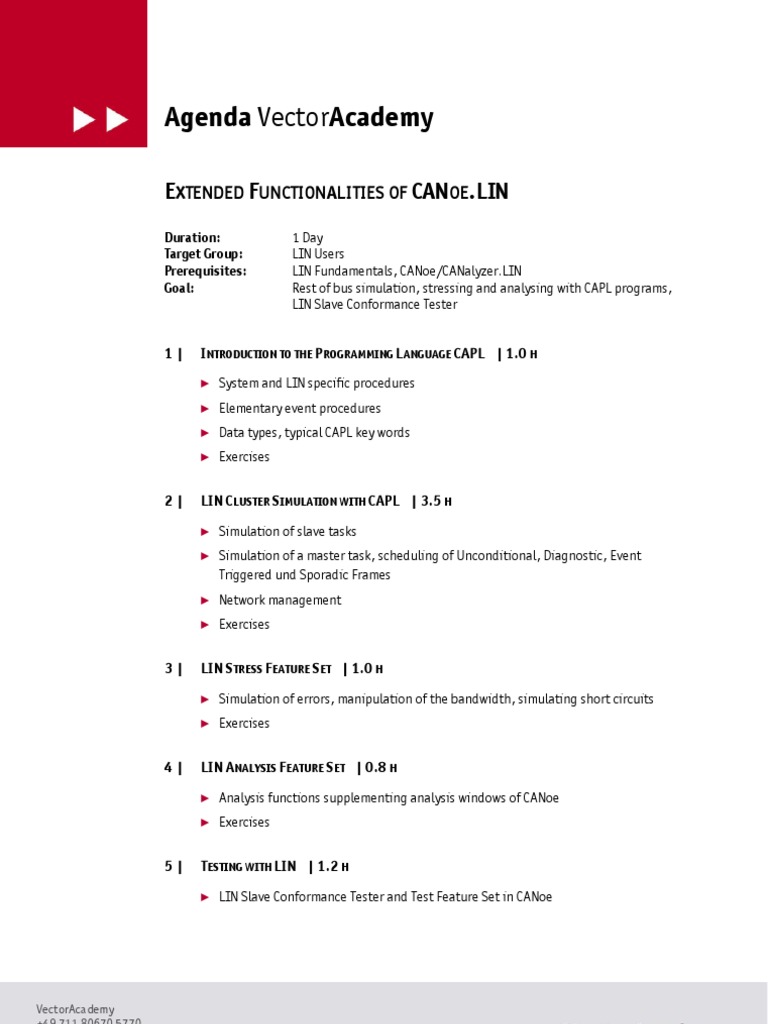 Extended Functionalities of CANoe.LIN Rest of Bus Simulation, Stress