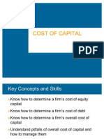 COST OF CAPITAL CALCULATION