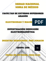 Investigacion Induccion Electromagnetica