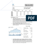 Valuation Report - Pfizer