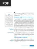 3.1 The Visual Basic Programming Language