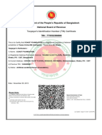 TIN Certificate PDF