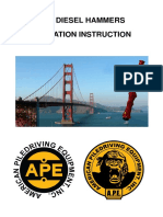 APE Diesel Hammer Operators Manual