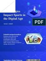 How Technologies Impact Sports in The Digital Age