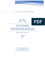 Estudios Epidemiologicos y Medicina Basada en Evidencias