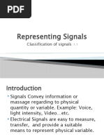 1.1 Classification of Signals