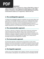 Translation Studies Notes